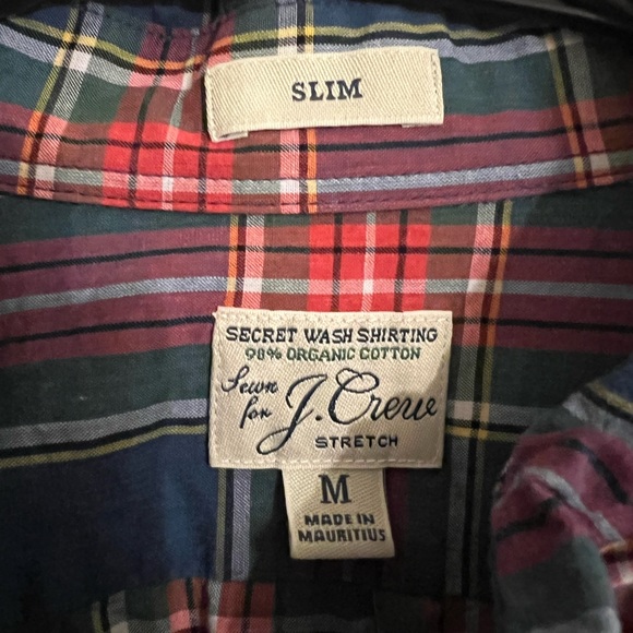 J. Crew 98% Organic Cotton, Slim Fit, Size M - Picture 2 of 4